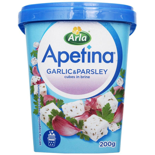 Garlic & Parsley White Cheese in Brie - Apetina