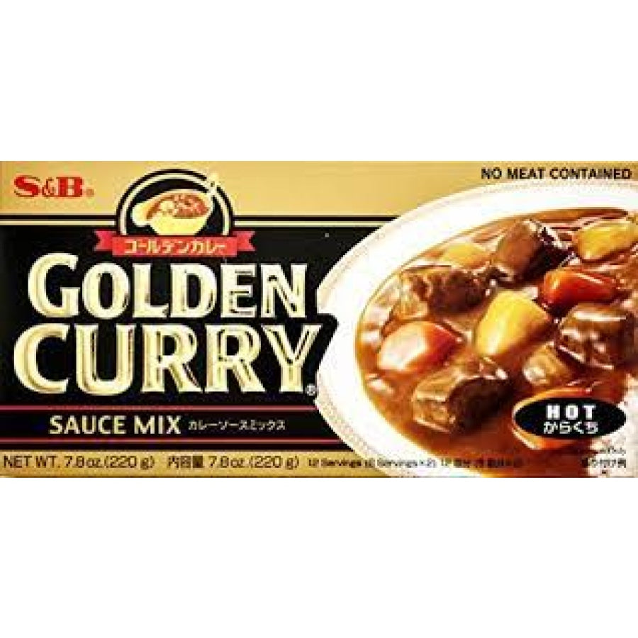Golden Curry Sauce (Mix Hot) - S&B