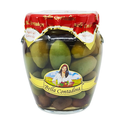 Green Olive & Seasoned Herbs In Brine - Bella Contadina