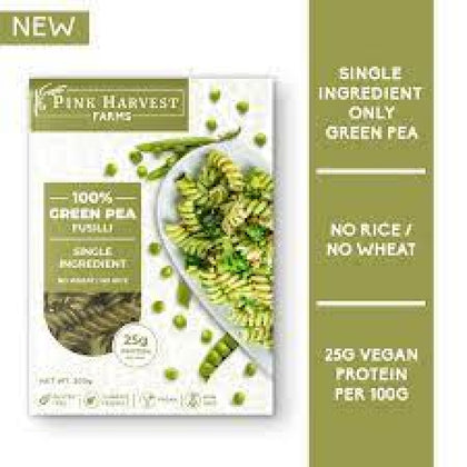 Green Pea Fusilli - Pink Harvest