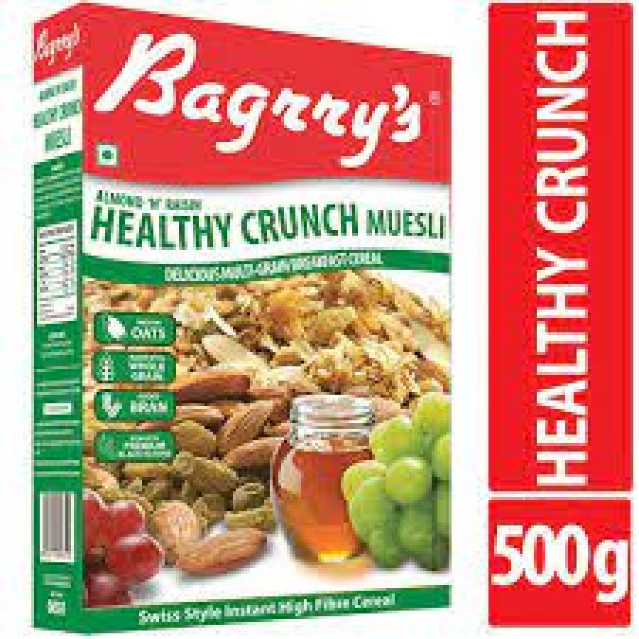 Healthy Crunch Muesli Almonds and Raisins - Bagrry’s
