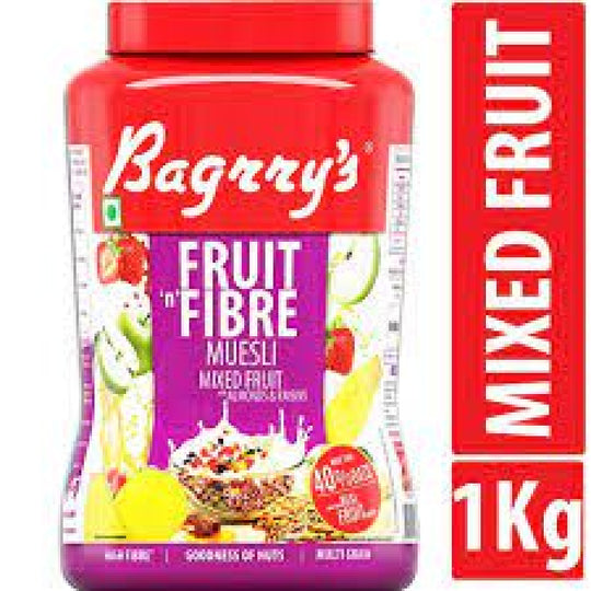 Mixed Fruit & Fibre Muesli - Bagrry's