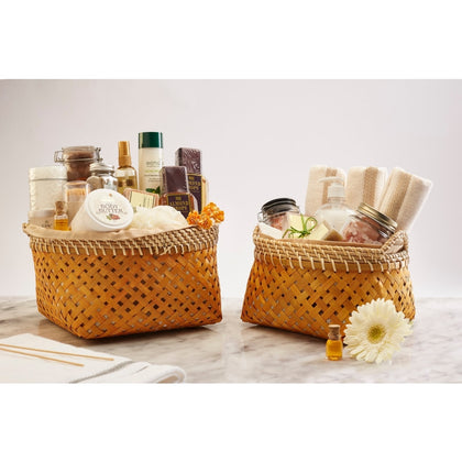 Naturally Yours - Bamboo Rectangular Basket