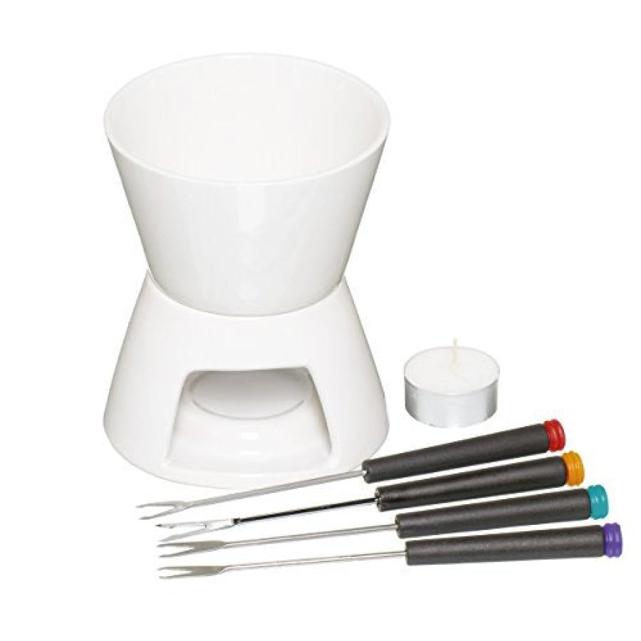 Naturally Yours - Fondue Set (Ceramic with 4 Fork)