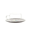 Naturally Yours - Glass Cup With Saucer (Big)