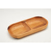 Naturally Yours Serveware - Wood Divided Tray