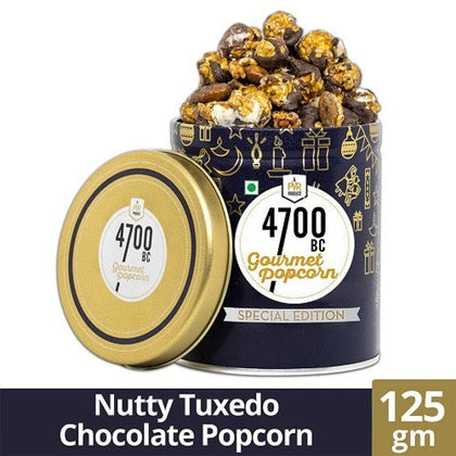 Nutty Tuxedo Chocolate Popcorn Mini Tin - 4700BC