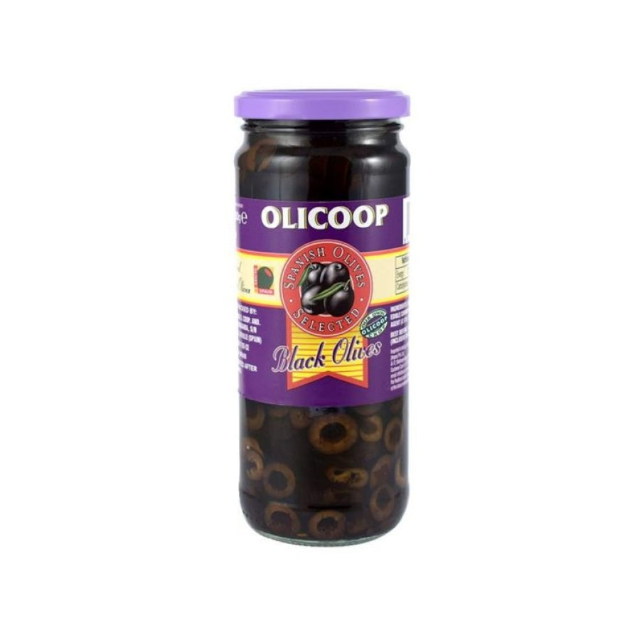 Olicoop Spanish Black Olives Sliced