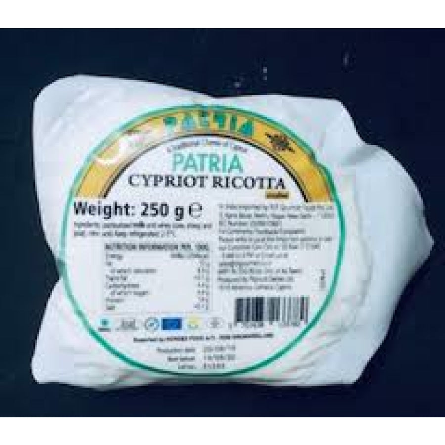 Patria Cypriot Ricotta Cheese (unsalted)