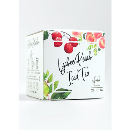 Peach Lychee Iced Tea - OH CHA