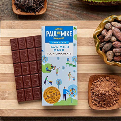 Plain (64% Dark Chocolate) - Paul & Mike