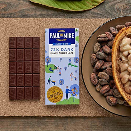 Plain (72% Dark Chocolate) - Paul & Mike