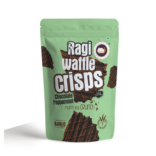 Snack Termianl - Ragi Choco Peppermint Waffle Crisps