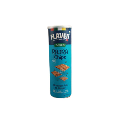 Sour Cream N Onion Baked Bajra Chips - Flaveo