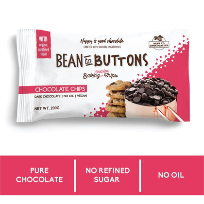 Sugar Free Baking Chocolate chips - Pink Harvest Farms Bean