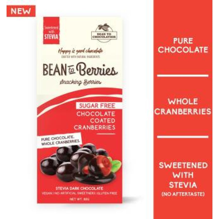 Sugar Free Chocolate Coated Cranberries - Pink Harvest Farms