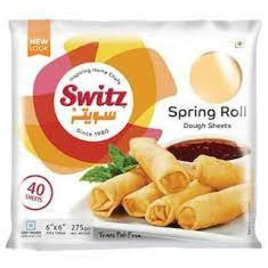 Switz Spring Roll Dough Sheets (6''*6'' 40 Sheets)