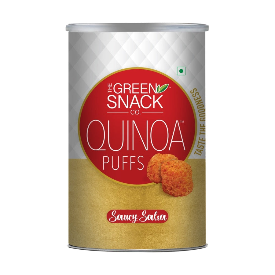 The Green Snack Co. Quinoa Puffs - Saucy Salsa
