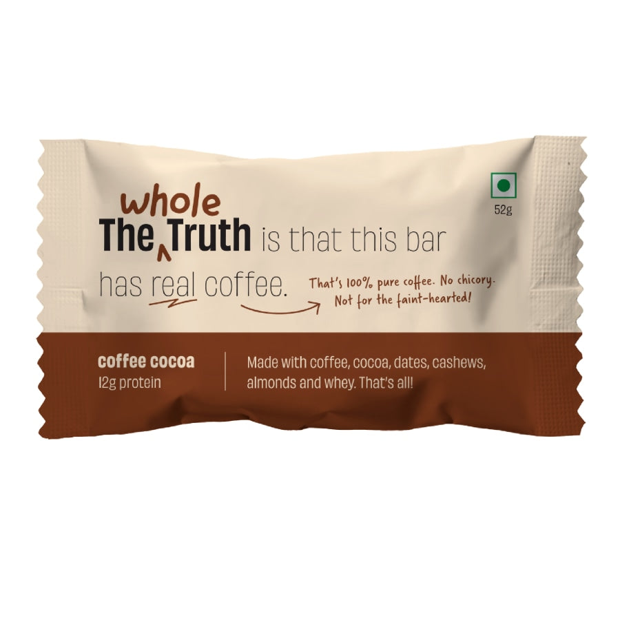 The Whole Truth - Protein Bar (Coffee Cocoa) No Added Sugar