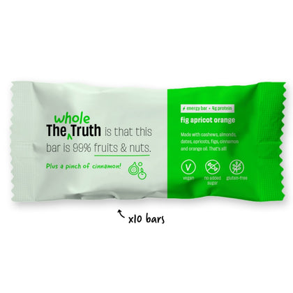 The Whole Truth - Vegan Energy Bar (Fig Apricot Orange)