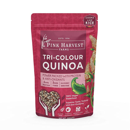 Tri Colour Quinoa - Pink Harvest