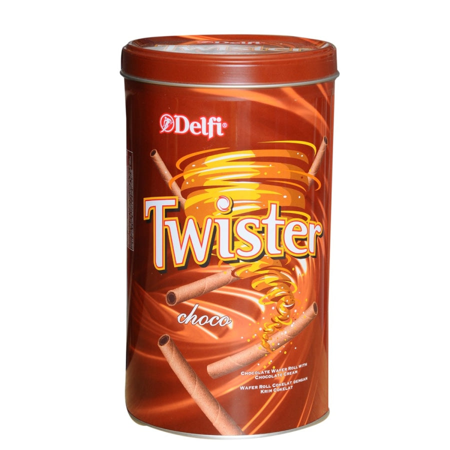 Twister Chocolate Wafer Roll - Delfi