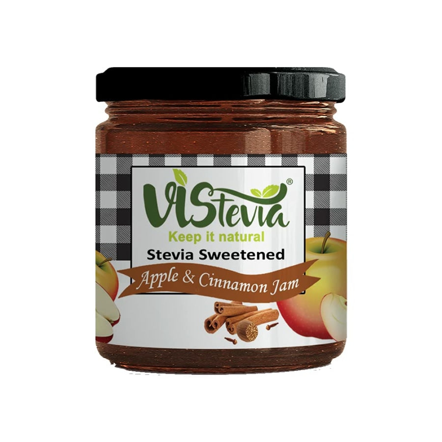 Vistevia - Stevia Sweetened Apple & Cinnamon Jam (Sugar