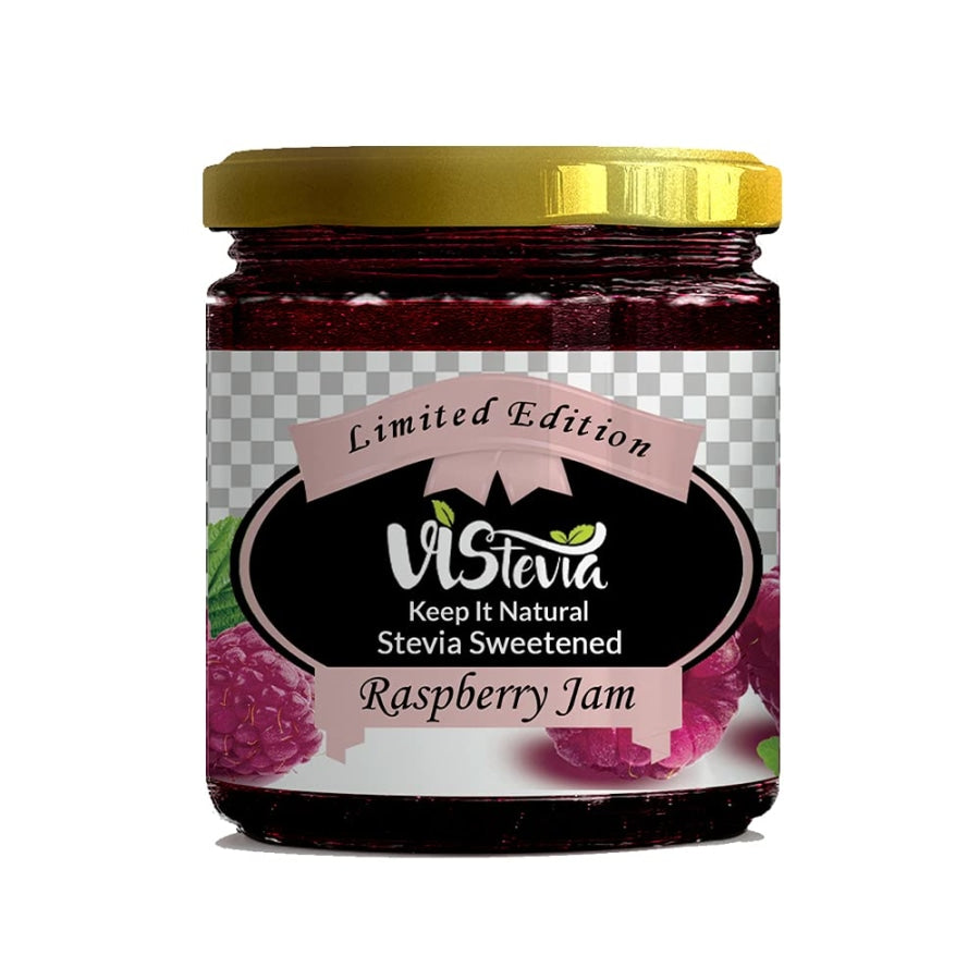 Vistevia - Stevia Sweetened Raspberry Jam (Sugar Free)